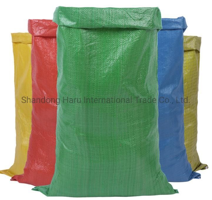 Plastic Packaging Reusable PP Woven Rice, Fertilizer, Cement, Seed, Feed Laminated Recycled Materials China Manufaturer Customized 5kg 10kg 25kg Bag