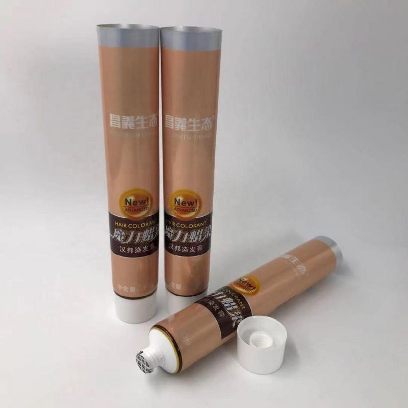 Cosmetic Container Wholesale Round Empty Plastic Lipstick Tube Eye Serum Massage Tube with Arylic Cap