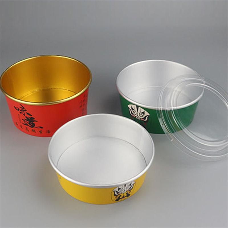 Compostable Food Packaging Paper Bowl Container with Lids