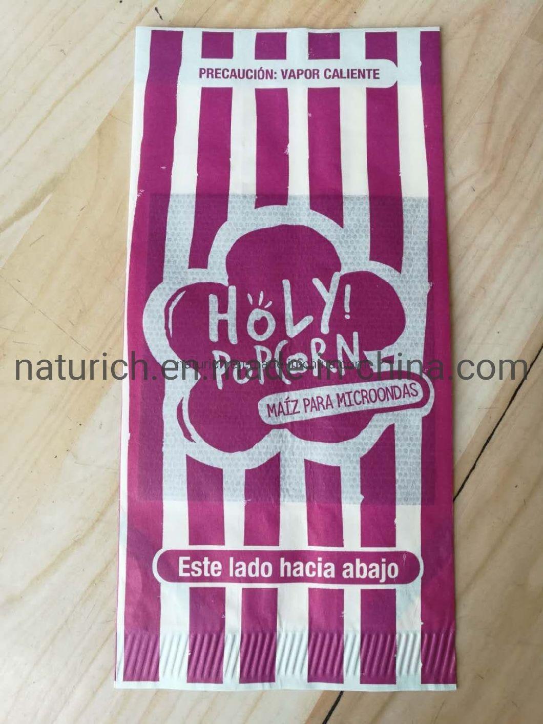 Microwave Popcorn Paper Food Bag Kraft Paper Pouch