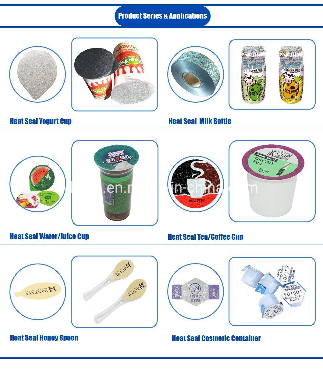 Die Cut Aluminum Foil Lids Coated PP Films