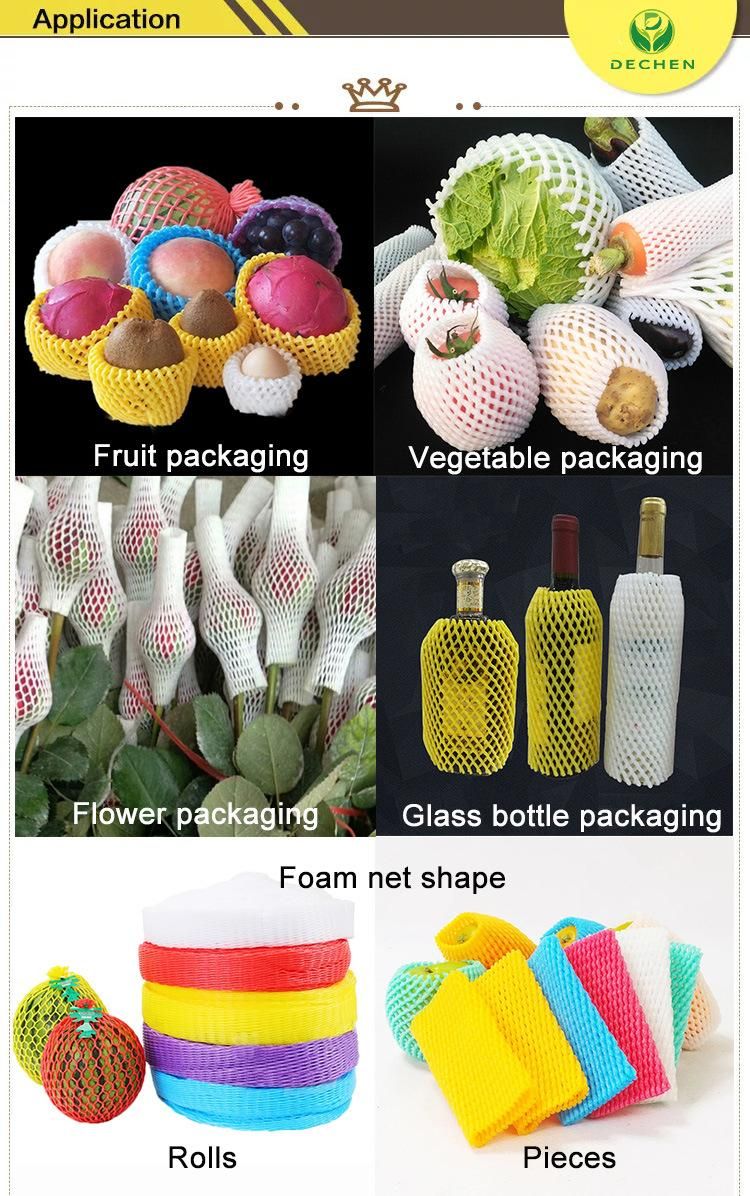 Packaging Wine Bottle Mesh Wrapping Guava Foam Protection Net