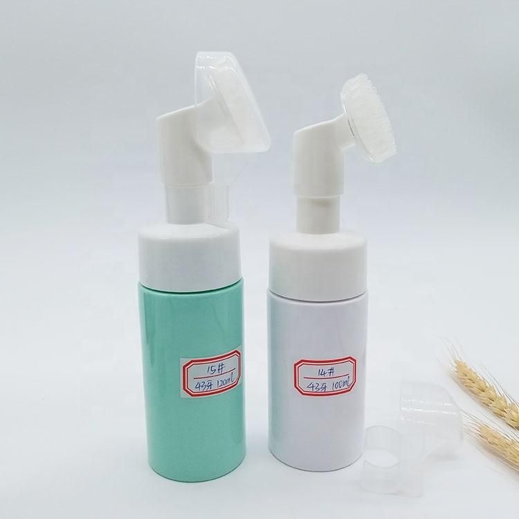 Cosmetic Plastic Tube with Silicone Brush for Facial Cleanser