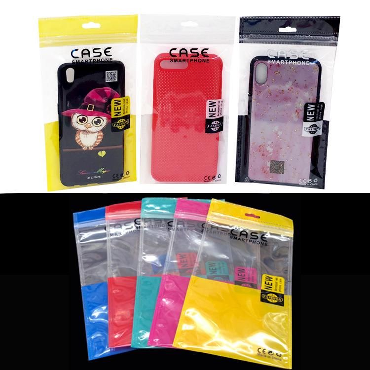 Plastic Resealable Ziplock Bag Phone Case Packaging Zipper Bag