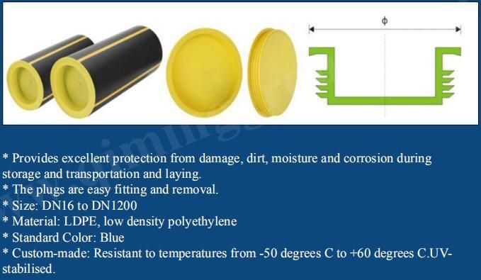 High-Quality PE Gas Pipe Plugs and Internal Caps