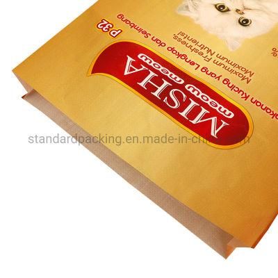 Colored Bentonite Cat Litter Bag with Customized Logo BOPP Laminated PP Woven Packaging Bag