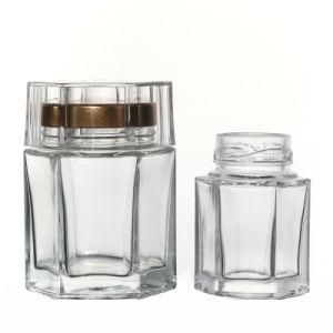 Hot Sale Empty Crystal Customize High Quality Clear Glass Food Jars 190ml Suppliers