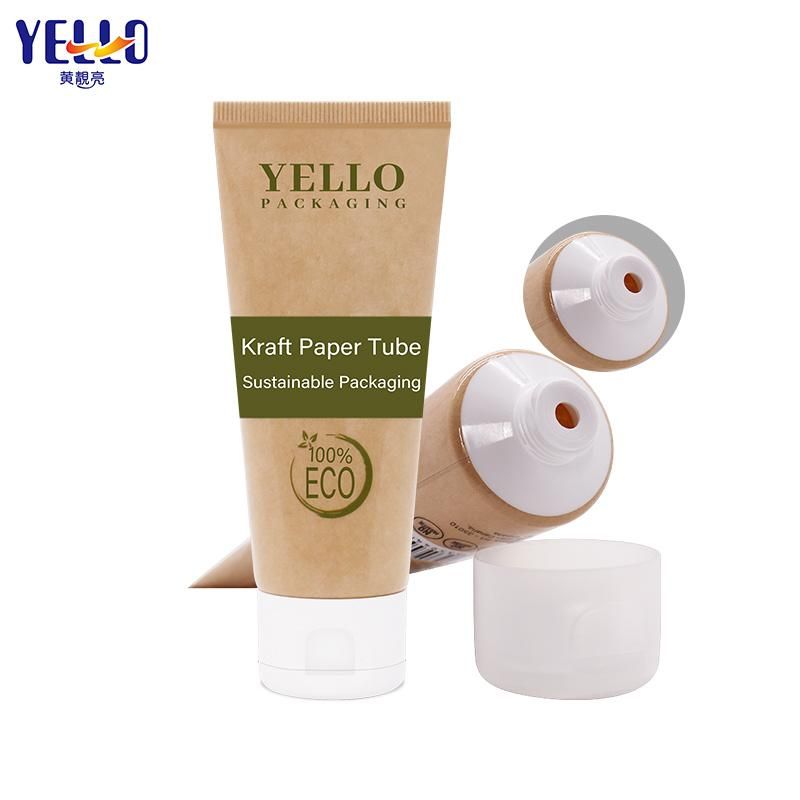 Green Cosmetic Skincare Packaging Soft Plastic Squeeze Cream Tubes Lotion Tubes