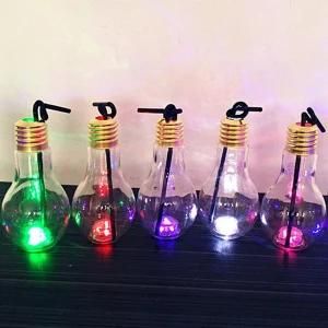 Factory Sale Empty Transparent Carbonated Drinks Soft Drink Glass Light Bulb Bottle