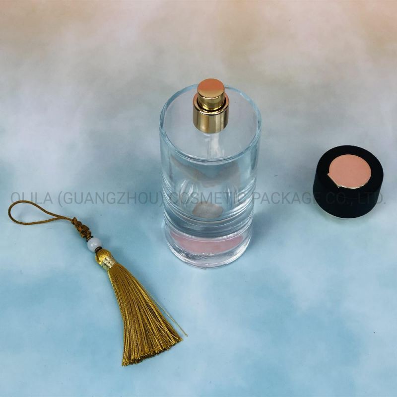 Wholesale Perfume Bottle Glass 100ml Perfume Bottle Package with Tassels