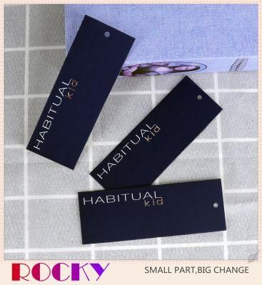 Luxury fashion Paper Hang Tag, Garment Accessories Apparel Label Hang Tag Custom Hair Extension Hangtag with Printing Logo