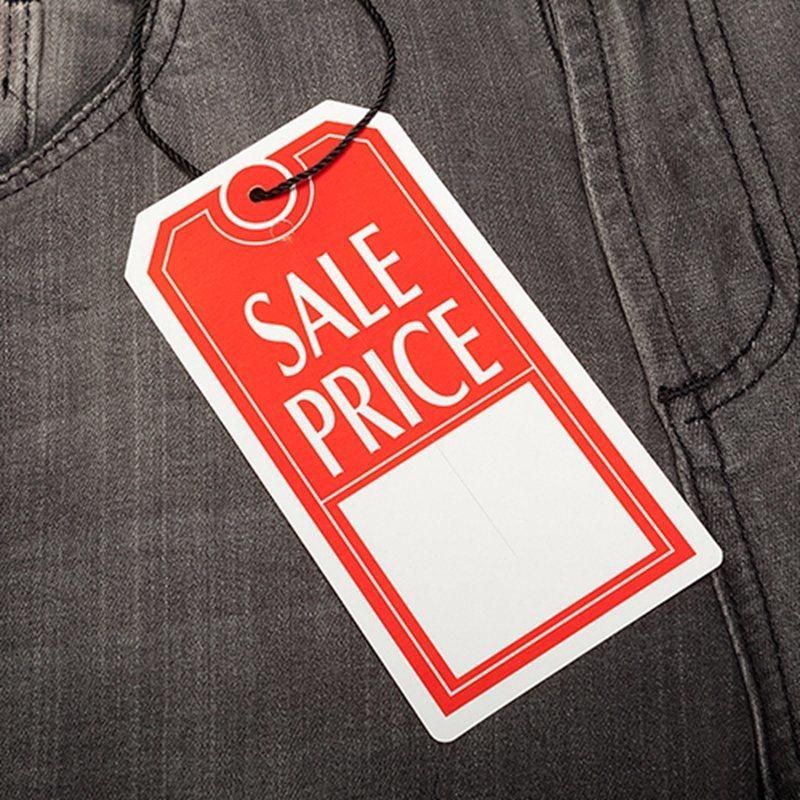 Clothing Pre-Printed Price Paper Tag for Garment (5995-2)