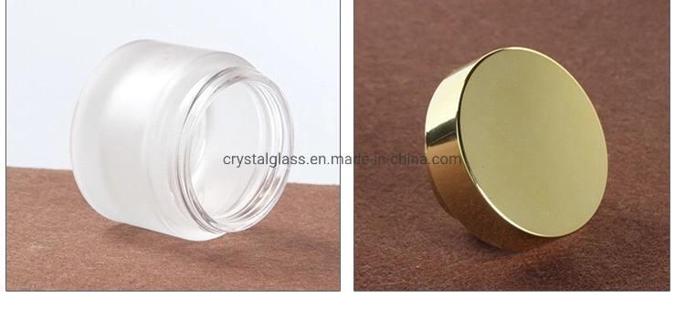 Frosted Glass Skin Cream Jar 30g 50g