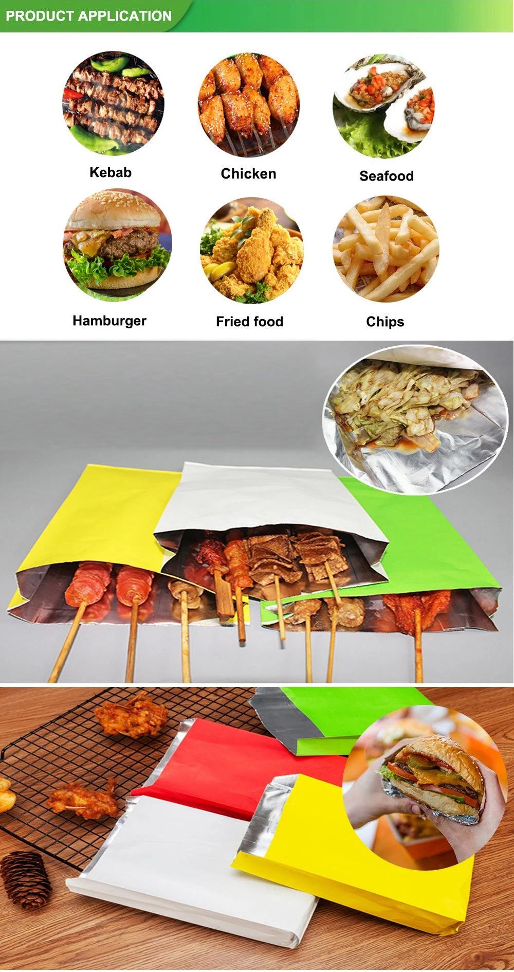 Kebabs Print for Chicken BBQ Aluminum Foil Lined Manufacturers Bag