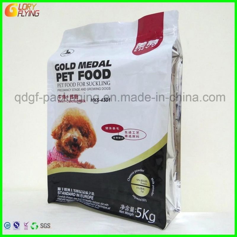 Food Packaging Plastic Bag with Zipper for Birds Food/Stand up Bag