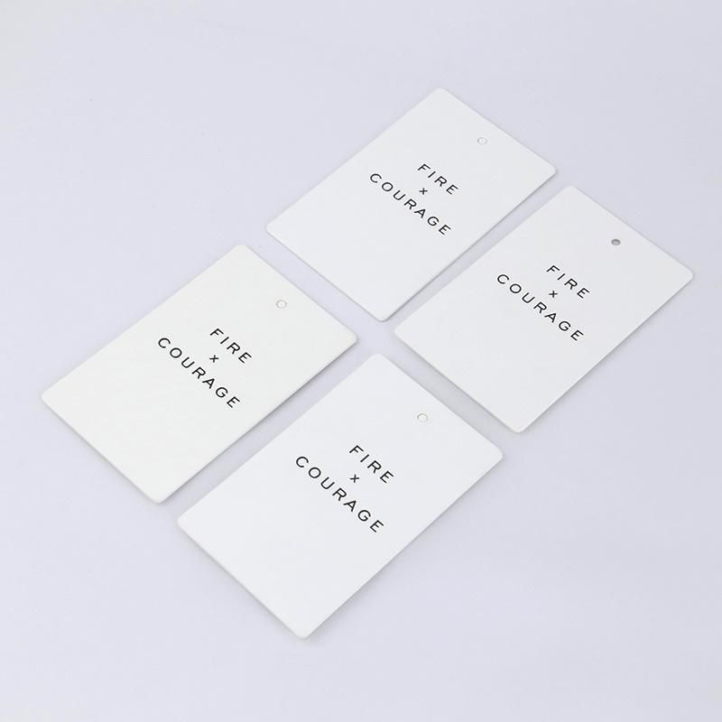 600GSM Matte White Paper Hangtag