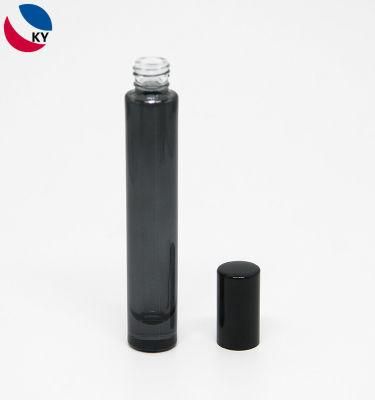 10ml Transparent Black Color Glass Roll on Bottle