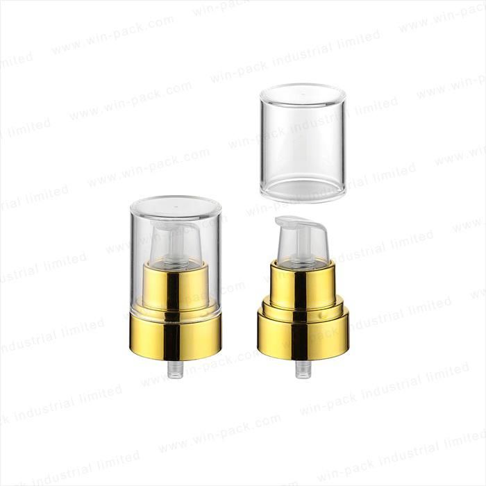 New Design Sprayer for Glass Plastic Bottle Shiny White Collar Transparent Cap