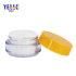 Good Acrylic Jar Clear Color Plastic Cream Containers with Lids 25g