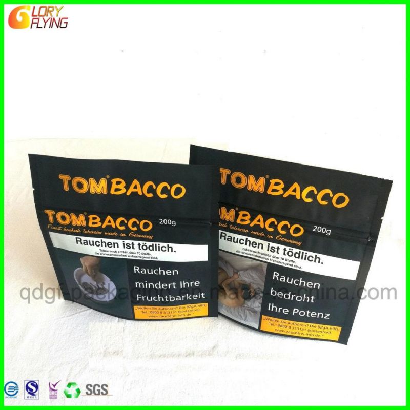 Customized Cigar Packaging Smell Proof Mylar Zipper Plastic Bags From China Factory