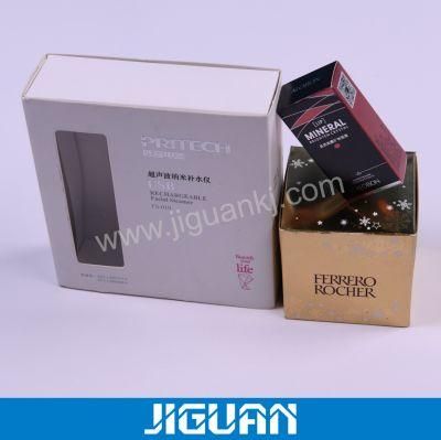 Custom Retail Luxury Black Jewelry Paper Packaging Box