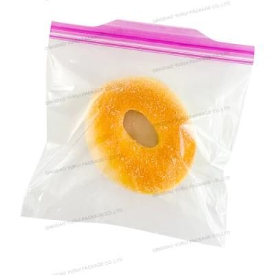 Easy Open Tabs Plastic Sandwich Ziplock Bag with Custom Design Retail Box