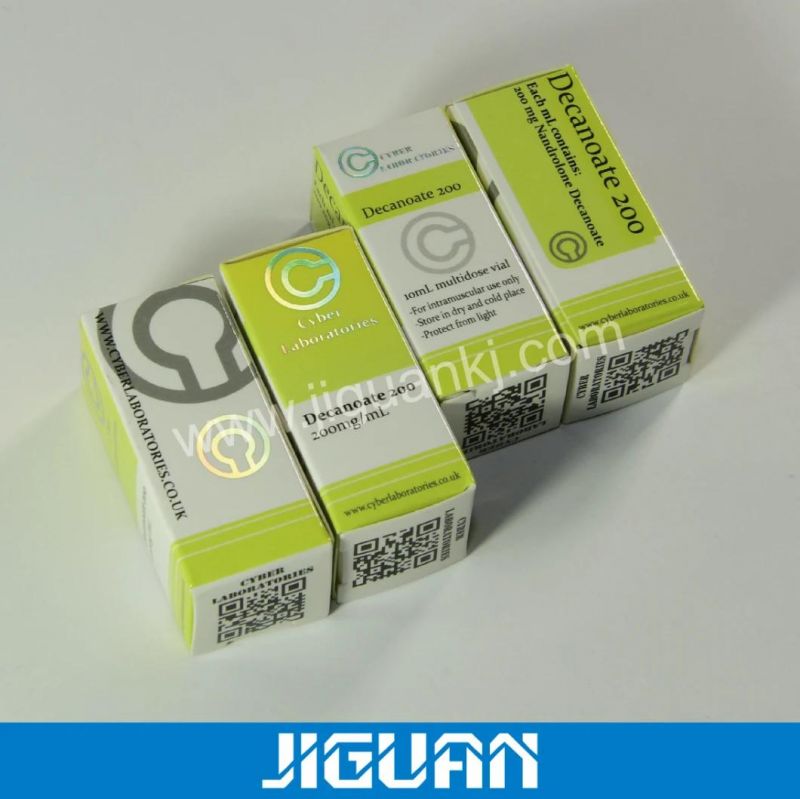 Pharmaceutical Printing Medicine Cardboard Steriod Vial Box