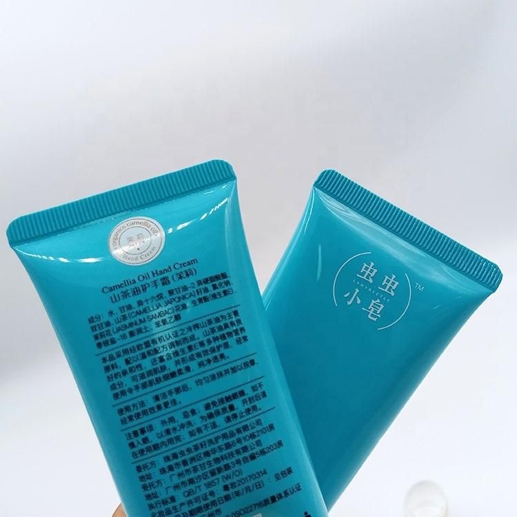 Hand Cream Tubes Cosmetic Plastic Flat Oval Tube Packaging