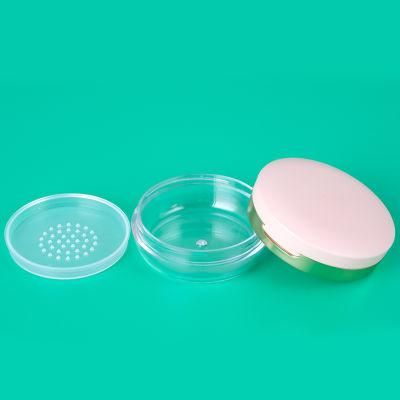 Factory Supply Luxury Round Compact Powder Case Loose Powder Case for Loose Powder Packaging