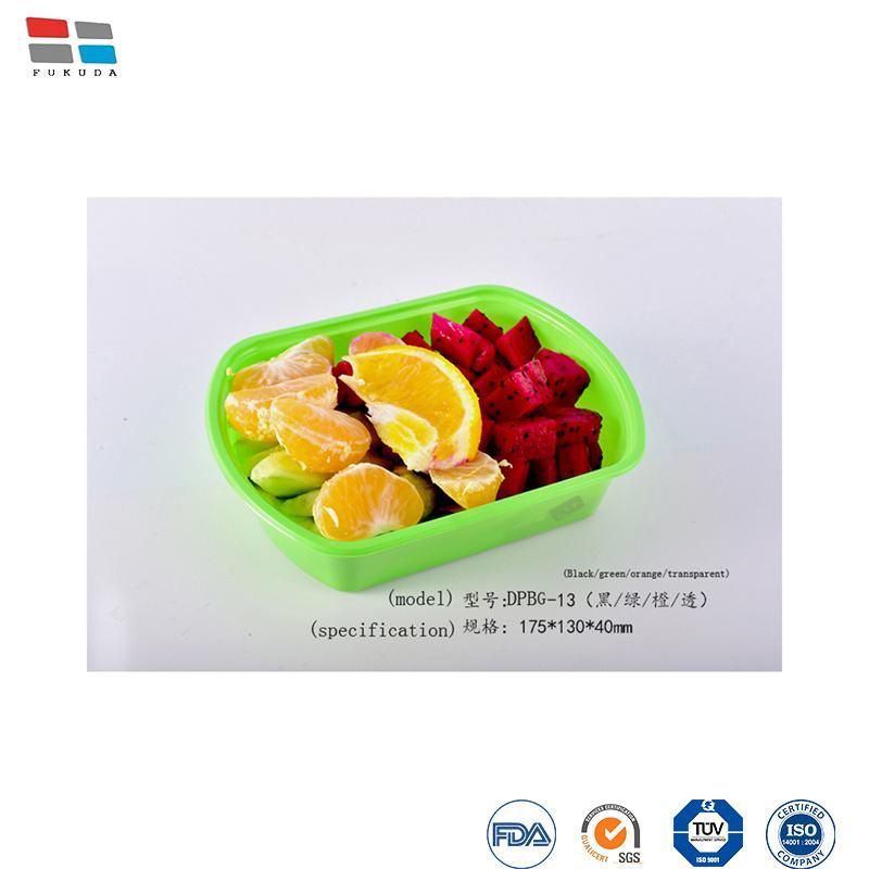 210*153*100mm Plastic Food Container Take Away Lunch Box Fast Food Container