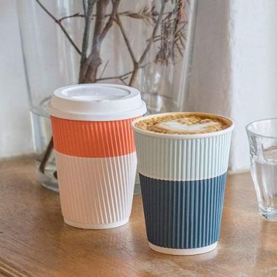 Wholesale Eco Friendly Disposable Double Wall Customized Coffee Paper Cups for Water Coffee Juice Drinking