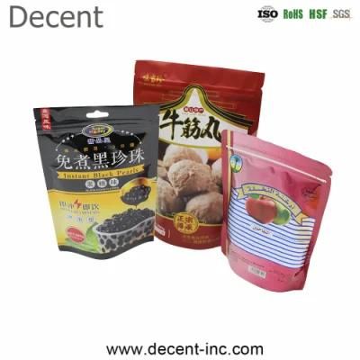 Food Stand up Zipper Bags Wholesale Plastic Packaging Pouch for Coffee/ Tea/ Nuts/Candies