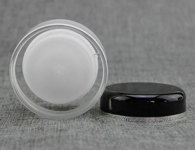 100g 200g Round PMMA Cosmetic Jar with Round Lid