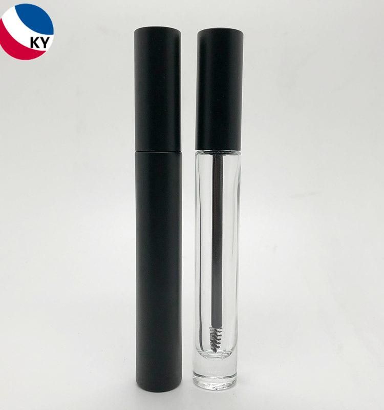 10ml Mascara Container Empty Black Glass Mascara Bottle Packaging