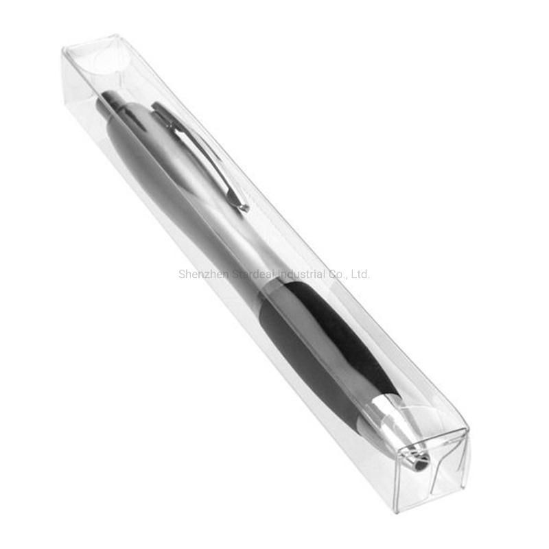 Disposable Clear Hard Recyclable Plastic Packaging Box for Pen