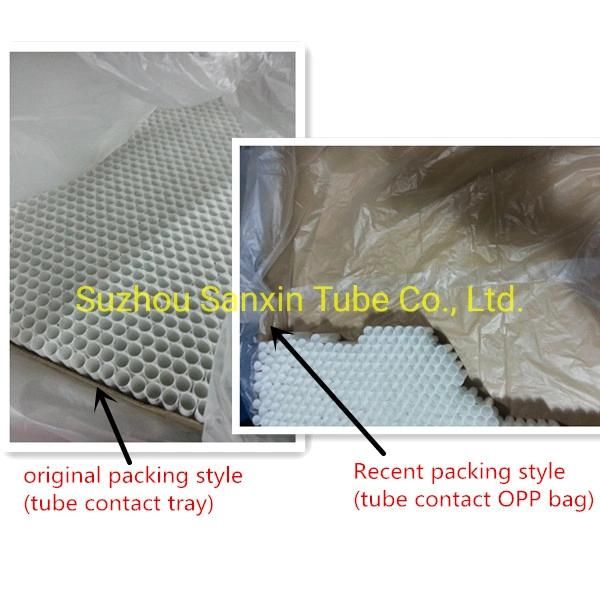 Squeeze Plastic Packaging Materials Cosmetic Tube Shaping Cream with Brush