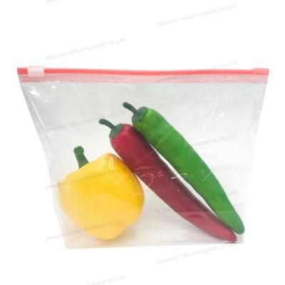 Freezer Sandwich Size BPA Free Reusable Frozen PE Food Storage Sandwich Waterproof Slider Bag