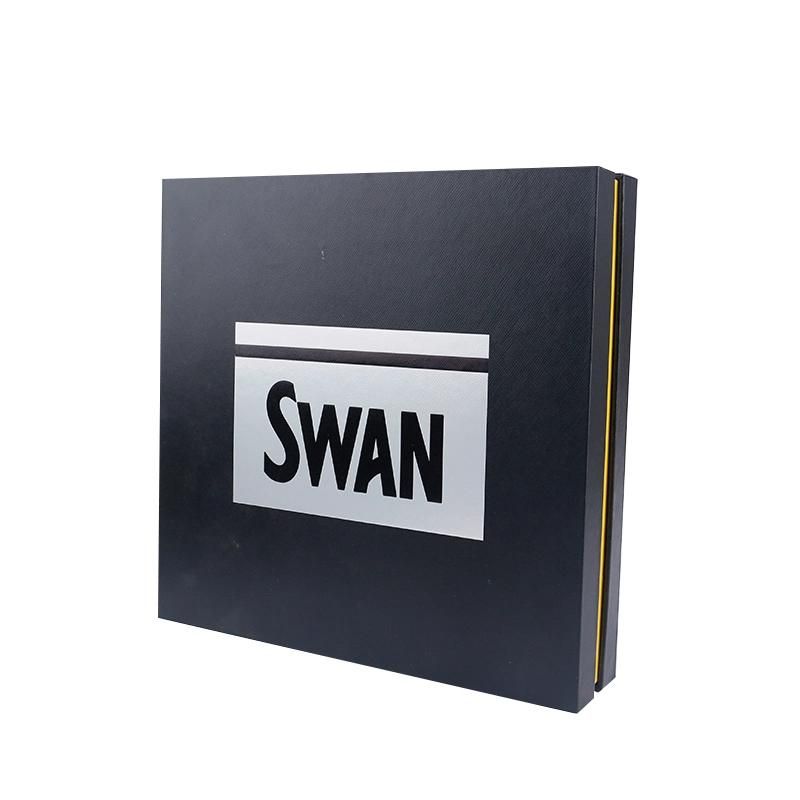 Custom High End Hardcard Board Paper Black Gift Packaging Box