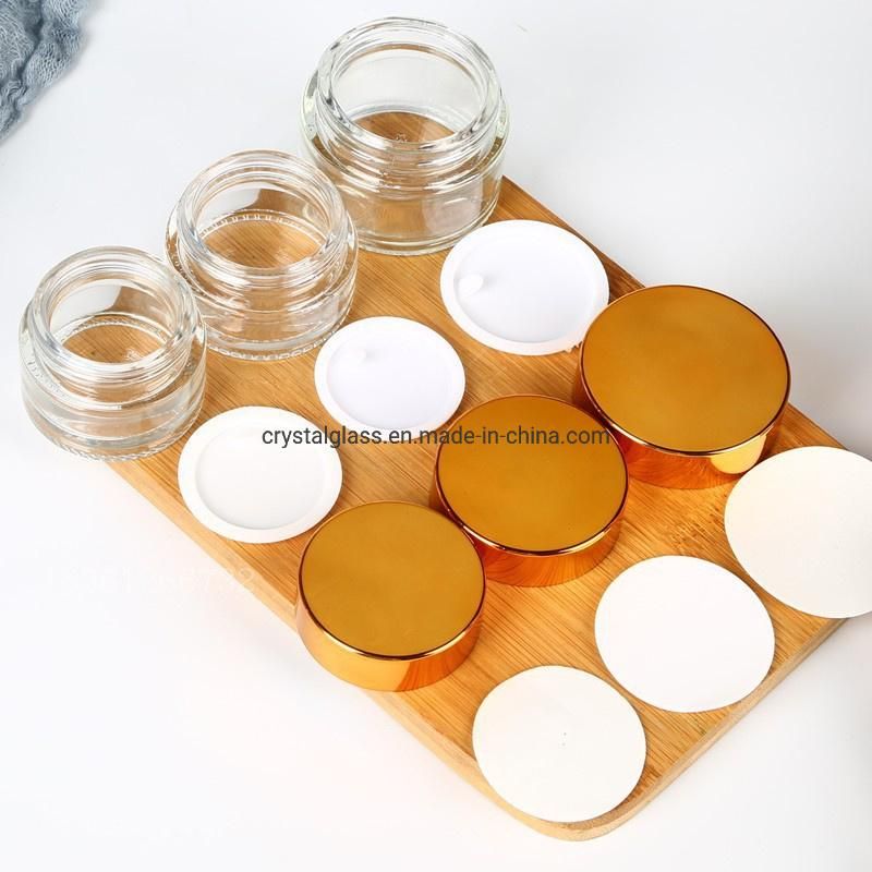 5g-50g Frosted Glass Cream Jar Cosmetic Packing Jar