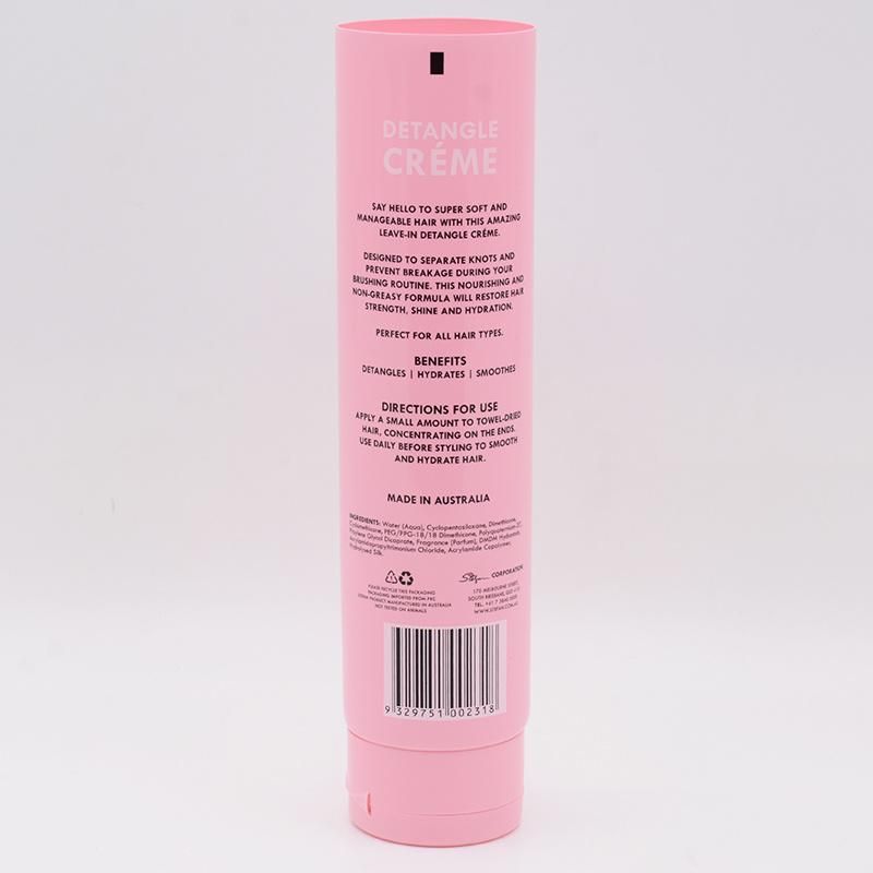 Customized Cosmetic Soft Cosmetic Plastic Black Tube Conditioner Packaging