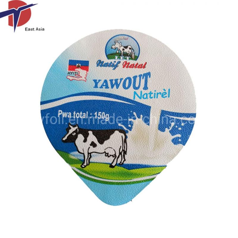 Customized Printing Aluminum Lids for Yogurt Cup