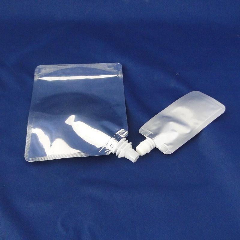 Pure Aluminum Foil Spout Pouch Reuse Zipper Spout Pouch