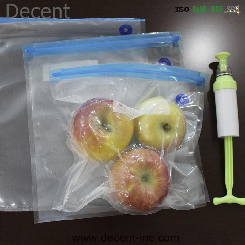 Sousvide Vacuum Seal Cooking Bags, BPA Free Vacuum Sealed Bags, Sous Vide Kit Includes Hand Pump