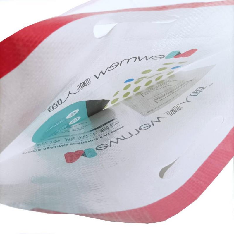 BOPP Laminated PP Woven Original Tofu Cats Litter Packing Bag