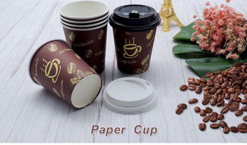 High Quality Take Away Customized Logo Disposable Printed Paper Cup for Coffee