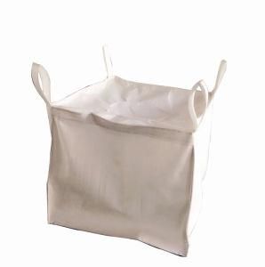 Green White Tubular Open Top Flat Bottom Bulk Bag/Big Bag