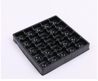 Factory 25 hole plastic chocolate packaging plastic tray wholesale