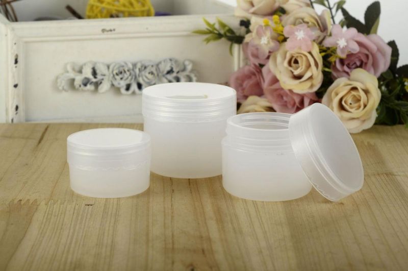 White Color Empty Bottle 30g Plastic PP Cream Jar