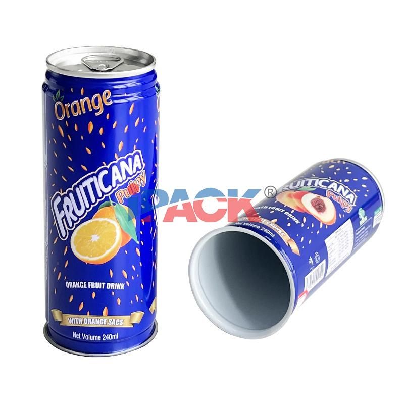 5133# Empty Tin Round Can for 240ml Pineapple Juice/Drink