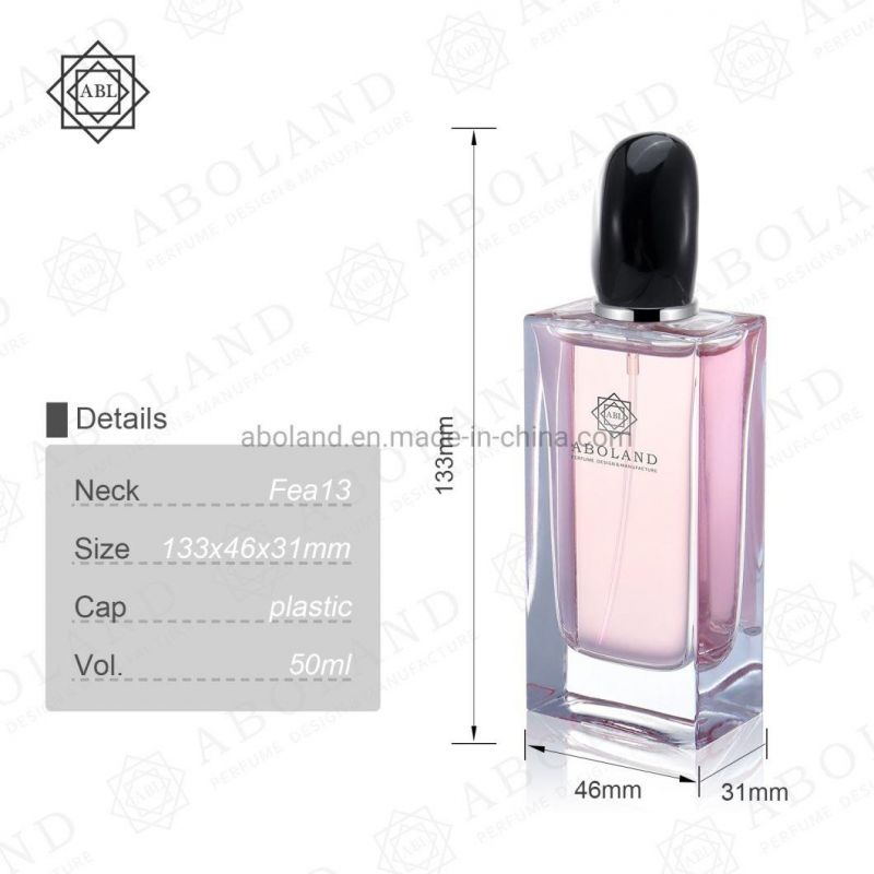 Wholesale Custom Glass Fragrance Bottle-50ml & Plastic Lid